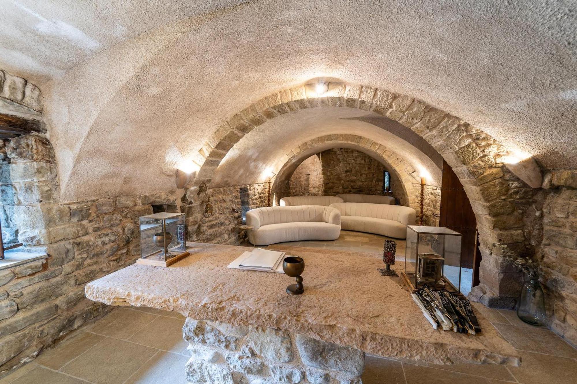 Villa Castell In Girona Sant Miquel de Campmajor Esterno foto