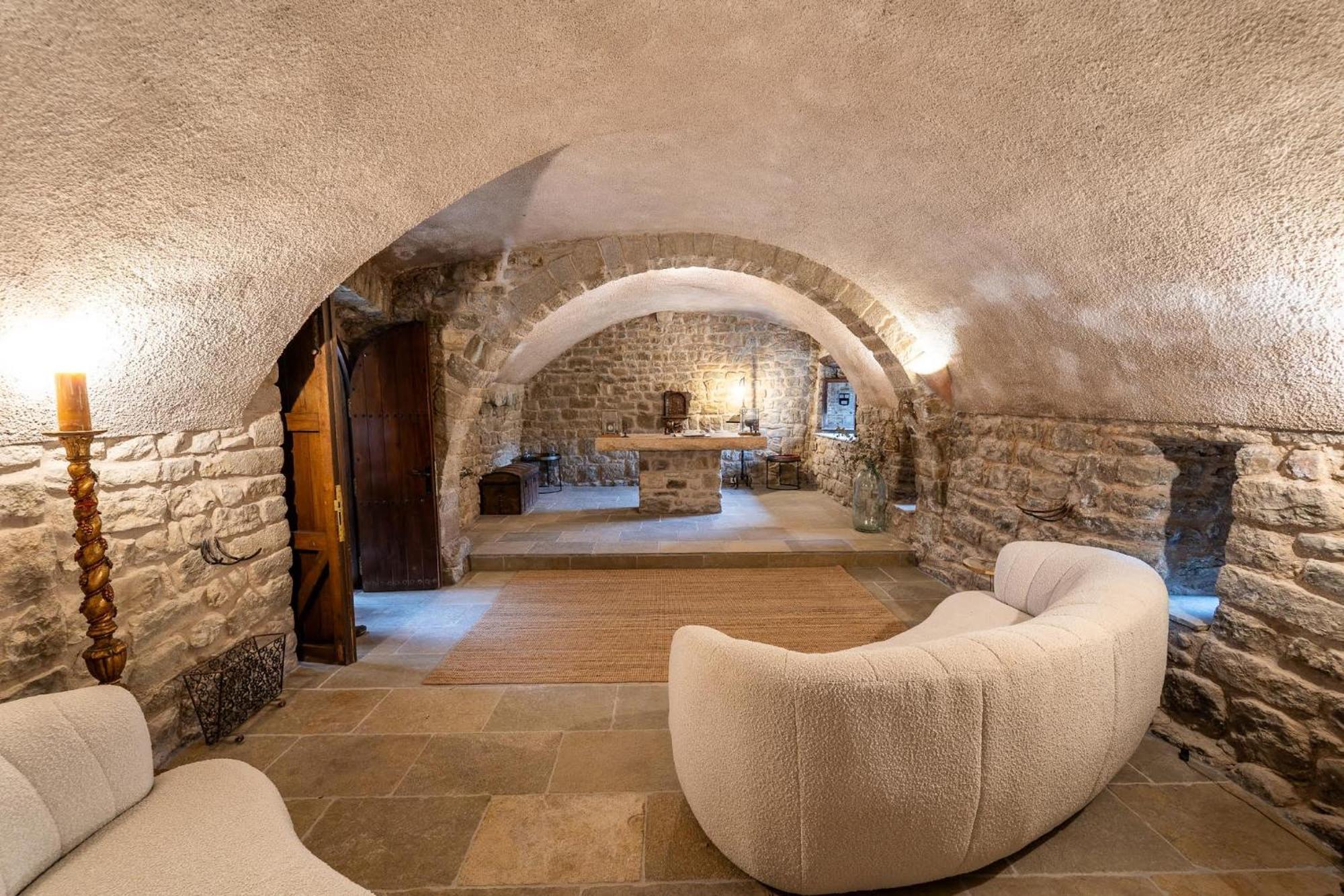 Villa Castell In Girona Sant Miquel de Campmajor Esterno foto