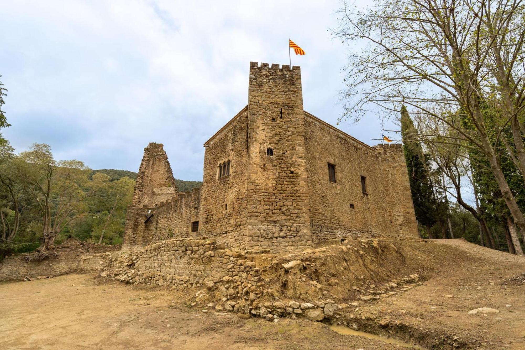 Villa Castell In Girona Sant Miquel de Campmajor Esterno foto