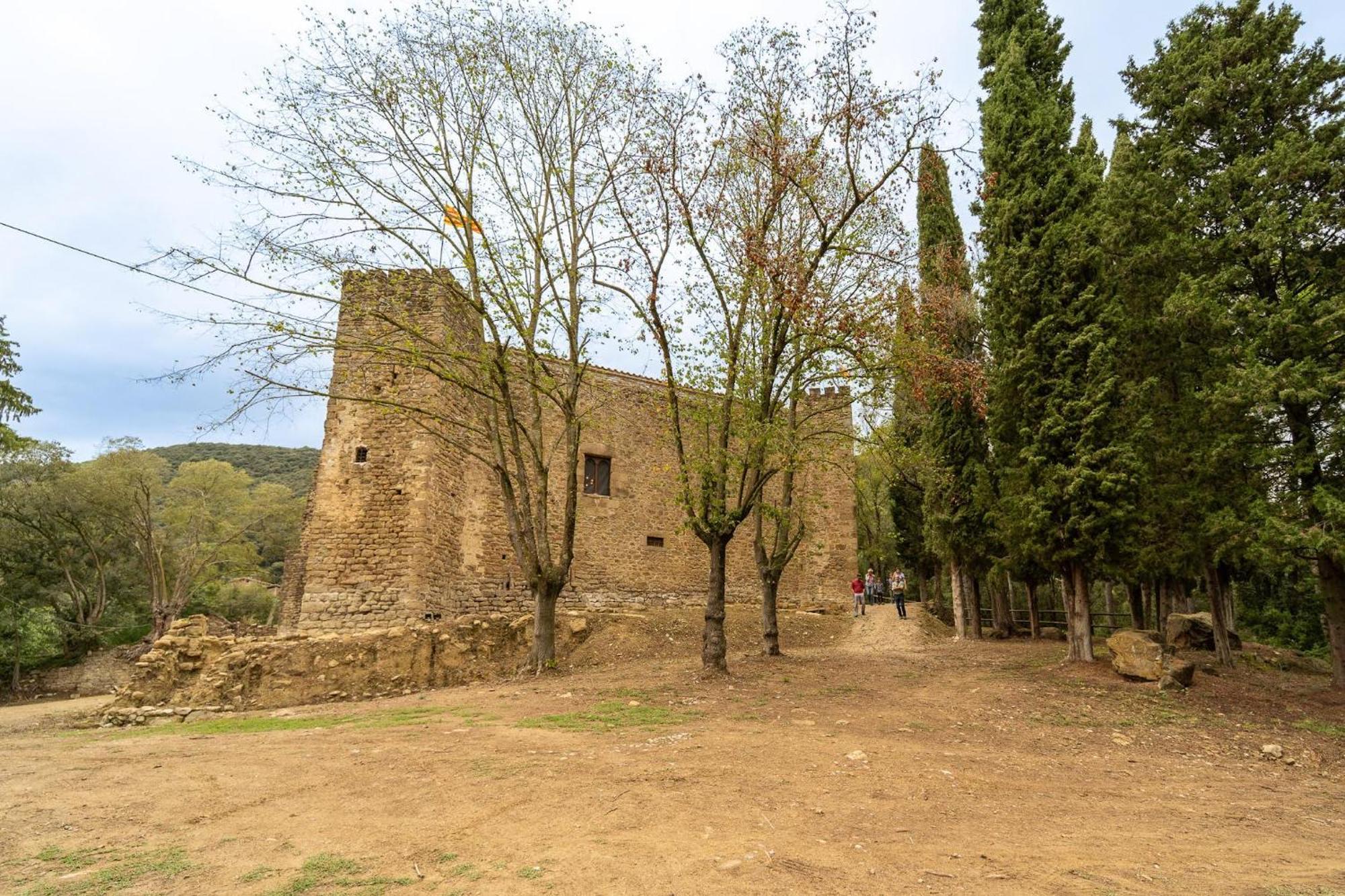 Villa Castell In Girona Sant Miquel de Campmajor Esterno foto