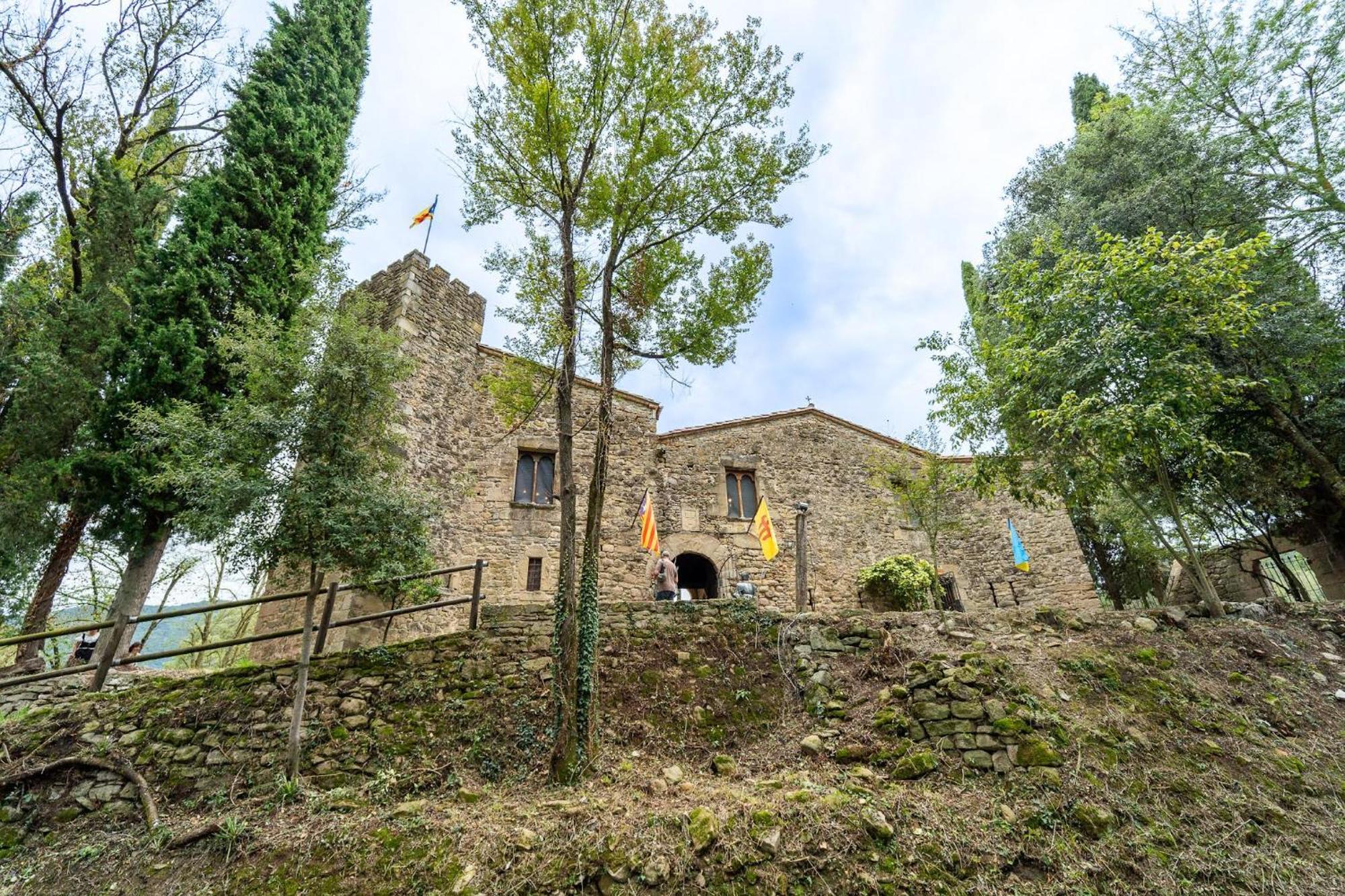Villa Castell In Girona Sant Miquel de Campmajor Esterno foto