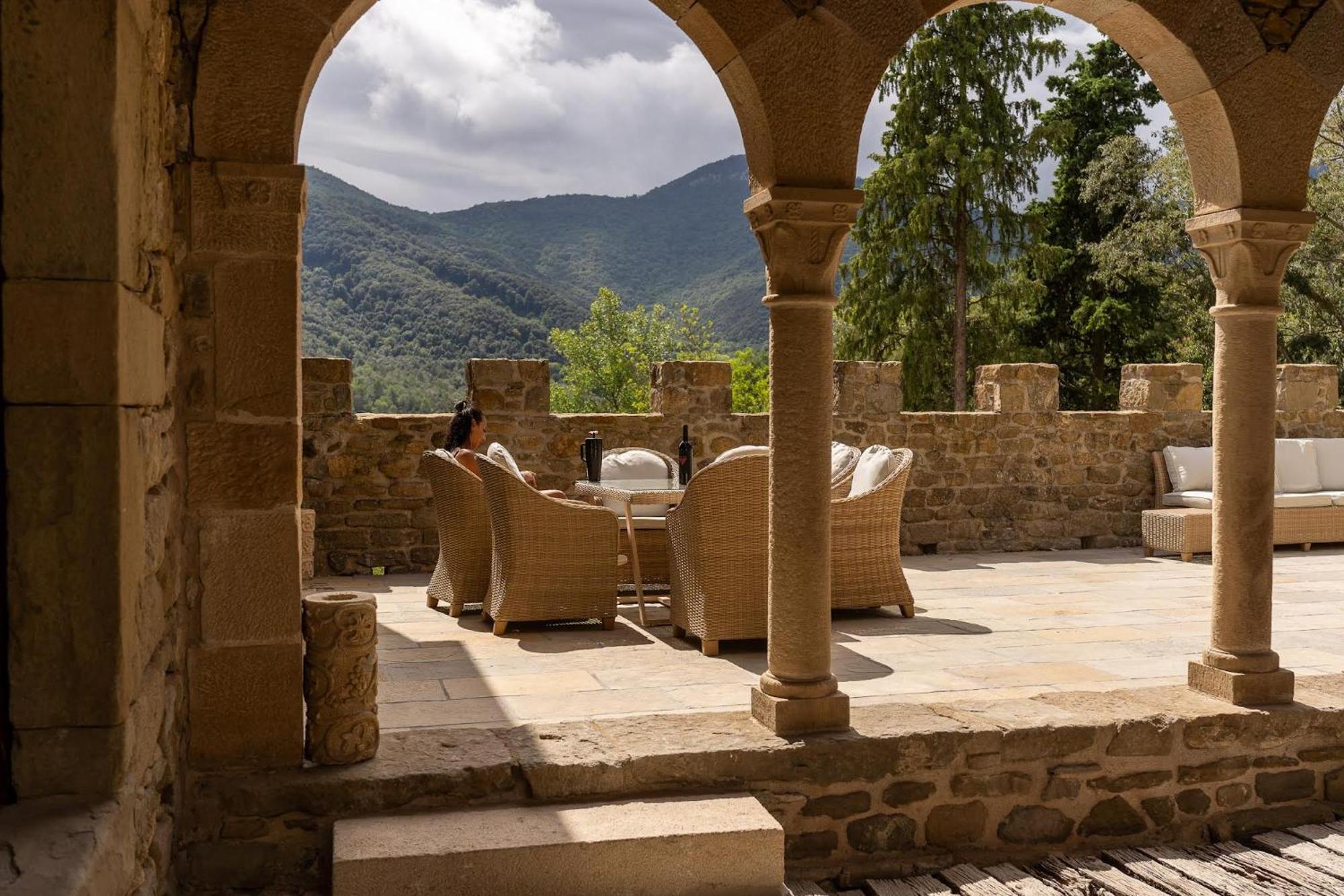 Villa Castell In Girona Sant Miquel de Campmajor Esterno foto
